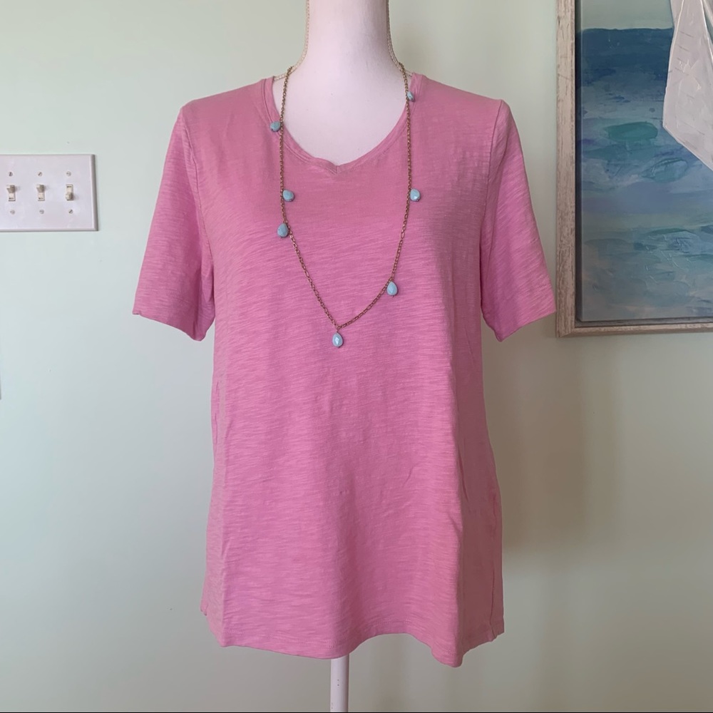 Chico’s Lavender The Ultimate Tee Modal Soft Top M